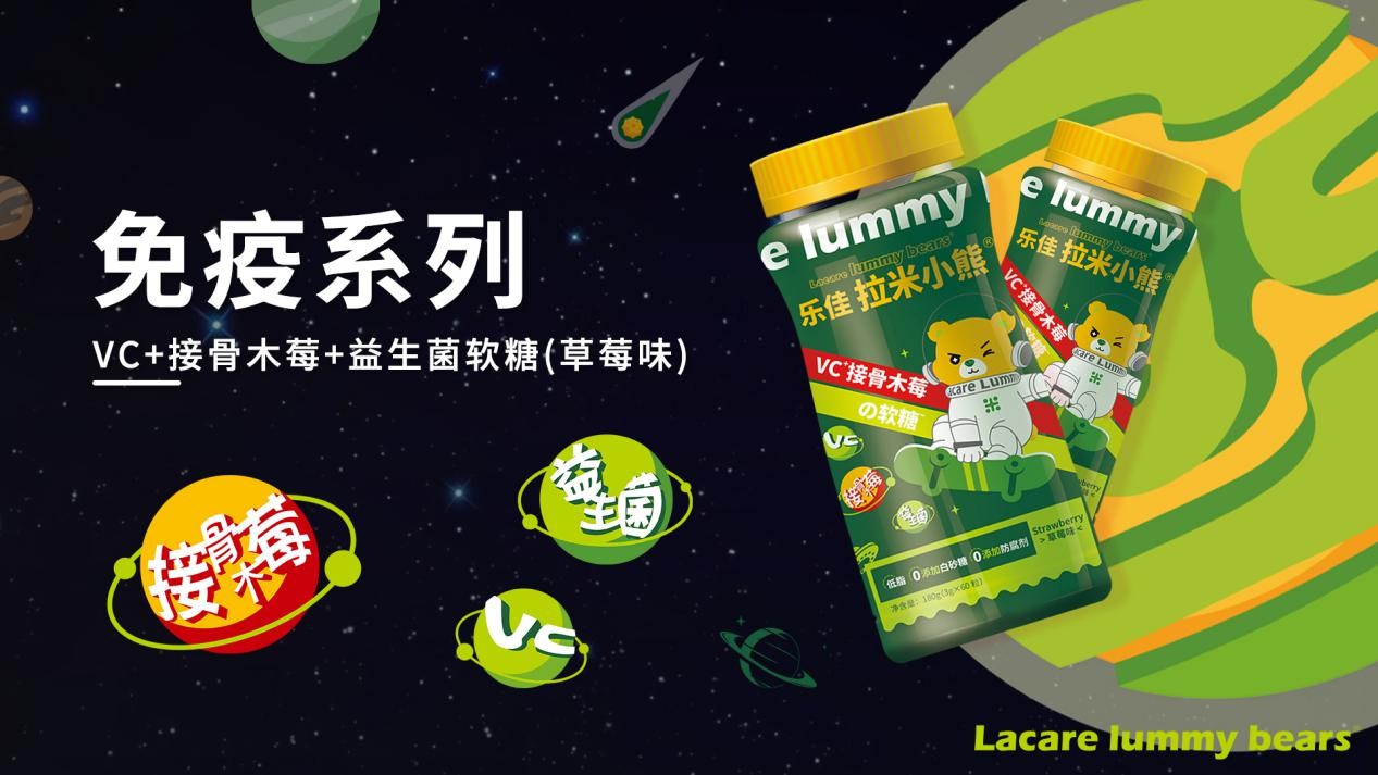 乐佳拉米小熊软糖重磅归来，瞄准国内3-12岁孩童营养零食市场