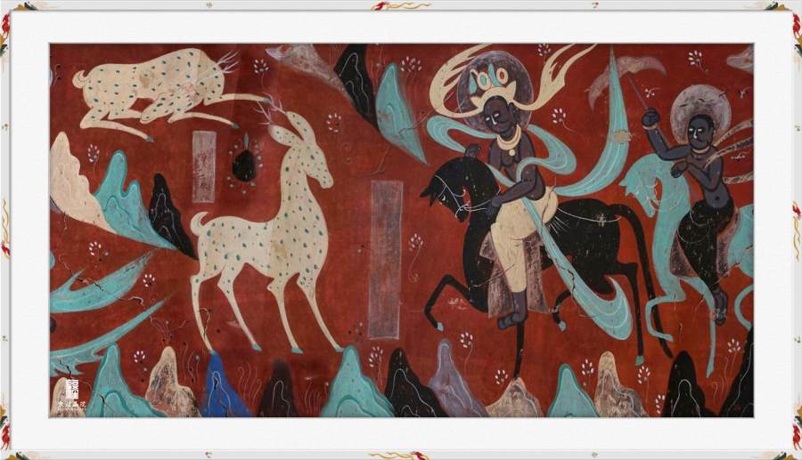 三星推出敦煌艺术典藏版电视边框 再现“鹿王”“飞天”经典敦煌壁画