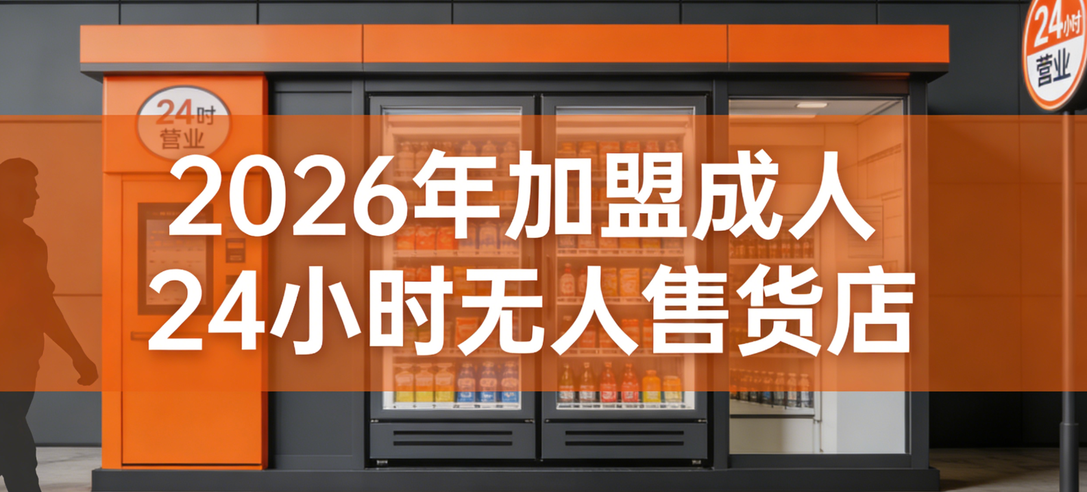 2026年加盟成人24小时无人售货店
