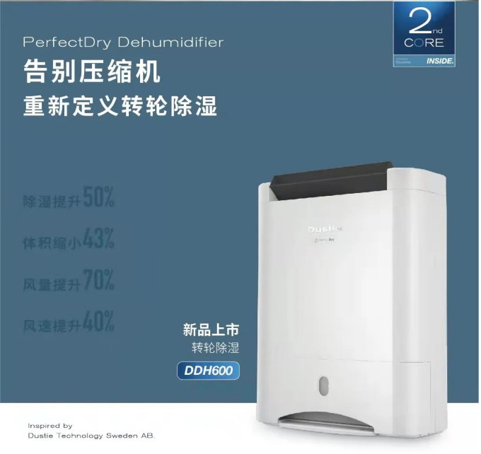除湿机新标杆 达氏全线升级 除湿效能反映更好干爽体感