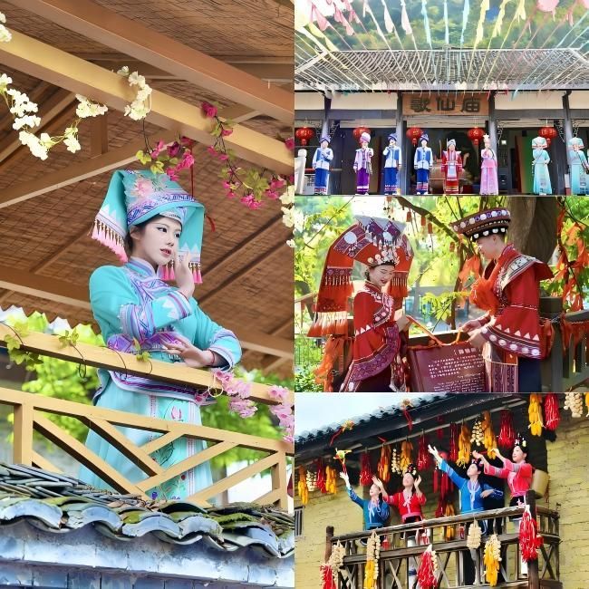 画廊天人合 三姐故里展新颜 ——广西河池宜州刘三姐故里绘就新画卷 画廊天人合 三姐故里展新颜 ——广西河池宜州刘三姐故里绘就新画卷