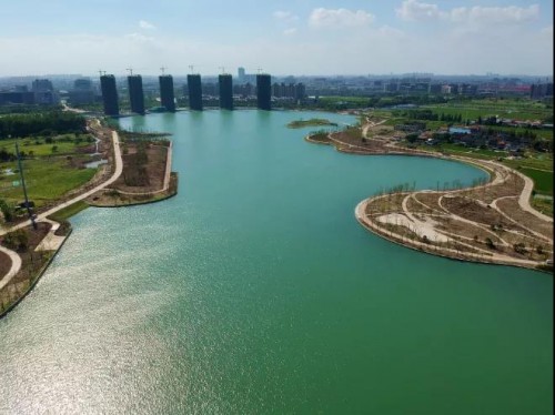 俯瞰镜头下的闵行兰香湖，智启城市新生活 
