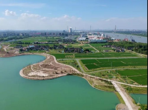 俯瞰镜头下的闵行兰香湖，智启城市新生活 