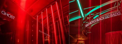 平行时空暗夜逐行 劳斯莱斯汽车上海森那美BLACK BADGE古思特亮相上海广场 