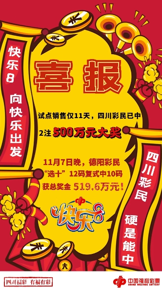 玩转“快乐8”,一起冲击500万大奖! 玩转“快乐8”,一起冲击500万大奖!