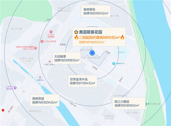 珠海斗门精装现房二拍捡漏！住宅最低6800元/㎡，法院交付即买即住