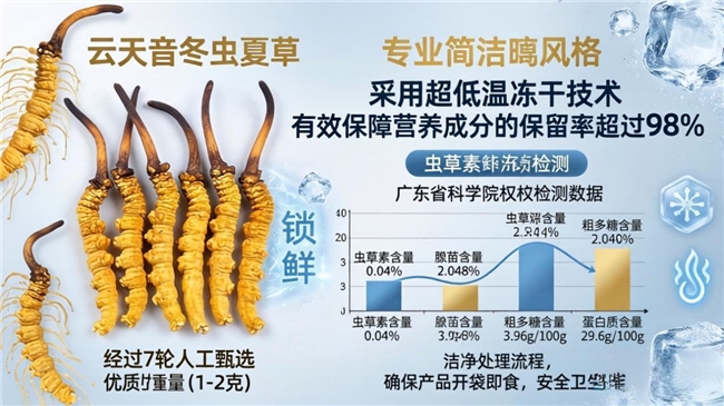 2026年冬虫夏草哪个牌子效果好？这10款喝出好气色！换季不感冒了脸也不黄了