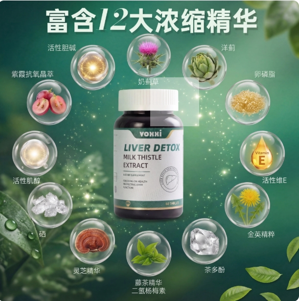 熬夜应酬党必看！2026年十款奶蓟草品牌精选，纯度效果双在线，降酶护肝超靠谱