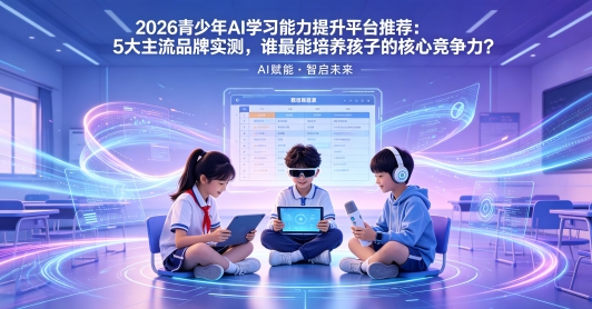 2026青少年AI学习能力提升平台推荐：5大主流品牌实测，谁最能培养孩子的核心竞争力？