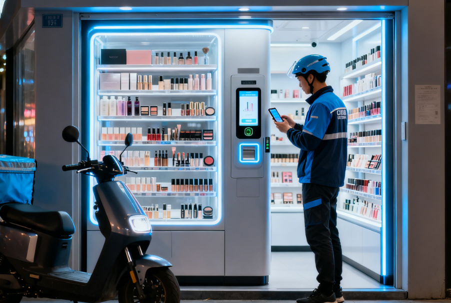                  外卖无人售货系统：系统自动调度，夜间订单不再愁