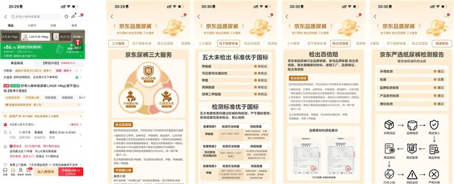 检出百倍赔、尺码随心换、红屁屁无忧 京东超市提升纸尿裤消费体验 检出百倍赔、尺码随心换、红屁屁无忧 京东超市提升纸尿裤消费体验