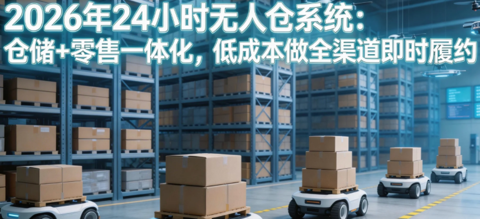 2026年24小时无人仓系统：仓储+零售一体化