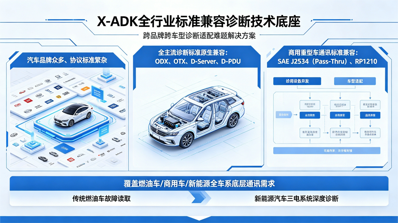 XTOOL朗仁发布自研X-ADK框架，重塑诊断标准