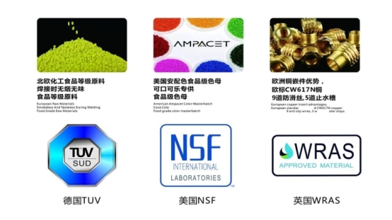 市场地位声明：凯瑟，高端进口水管连续三年全国销量第一