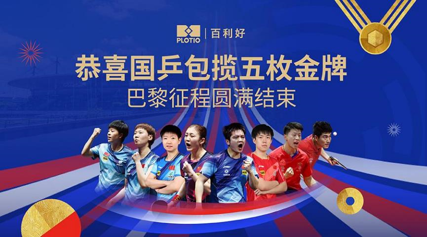 完美收官!百利好祝贺国乒巴黎征程圆满结束 完美收官!百利好祝贺国乒巴黎征程圆满结束