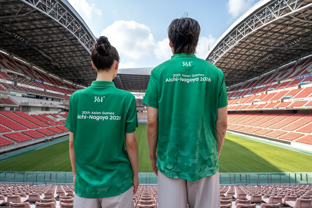 361°联合亚组委发布爱知・名古屋2026亚运会官方体育服饰,科技创新彰显品牌力量 361°联合亚组委发布爱知・名古屋2026亚运会官方体育服饰,科技创新彰显品牌力量