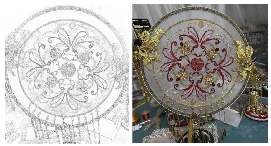 晚来团扇风工作室作品《金玉良缘》 晚来团扇风工作室作品《金玉良缘》