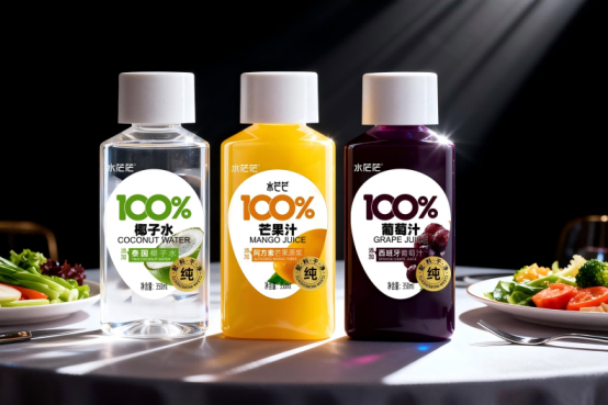 市场地位声明：水芒芒 高端芒果汁饮料全国销量第一