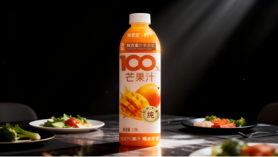 市场地位声明：水芒芒 高端芒果汁饮料全国销量第一